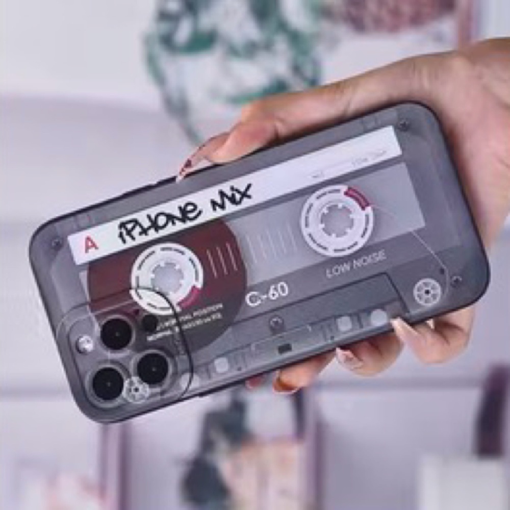 📱Retro Cassette Tape CELL PHONE CASE for iPhone 14 PRO MAX New Without Package
